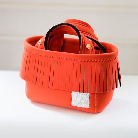 Lozz Sandra / Fringe Mini Totebag _(ORANGE)