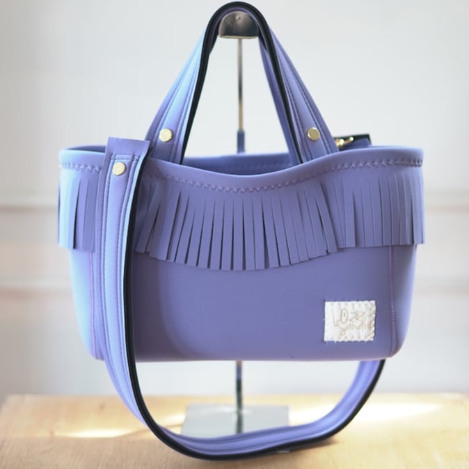 Lozz Sandra / Fringe Totebag _(LAVENDER) | R/ho