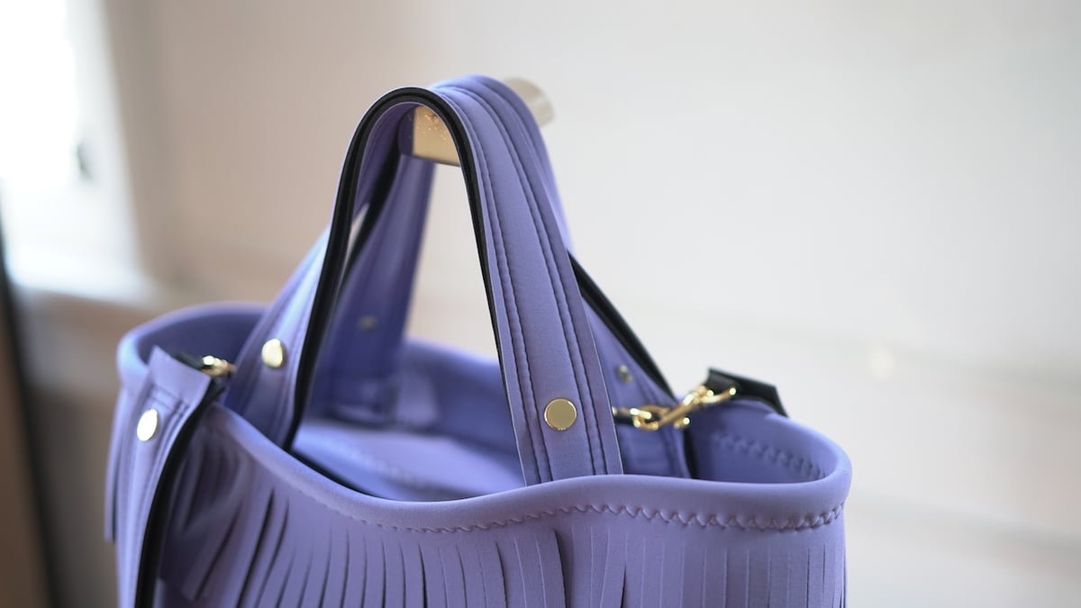Lozz Sandra / Fringe Totebag _(LAVENDER) | R/ho