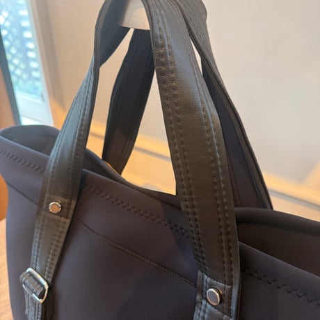 Lozzsandra | ZAG Totebag (Black Leather)+zip pocket