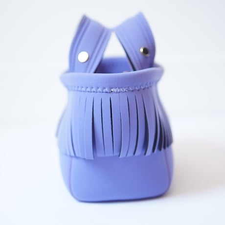 <受注＞Lozz Sandra Fringe Mini Tote Bag / Lavender × pink