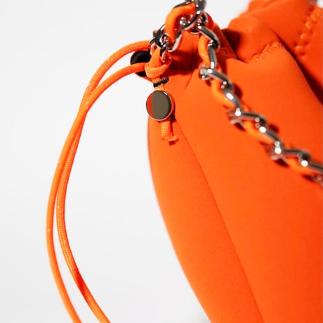 Lozz Sandra/Flow Chain Pouch_Orange_(Silver)