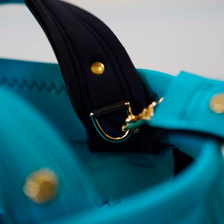 Lozz Sandra / Fringe Mini Totebag _(AQUA)