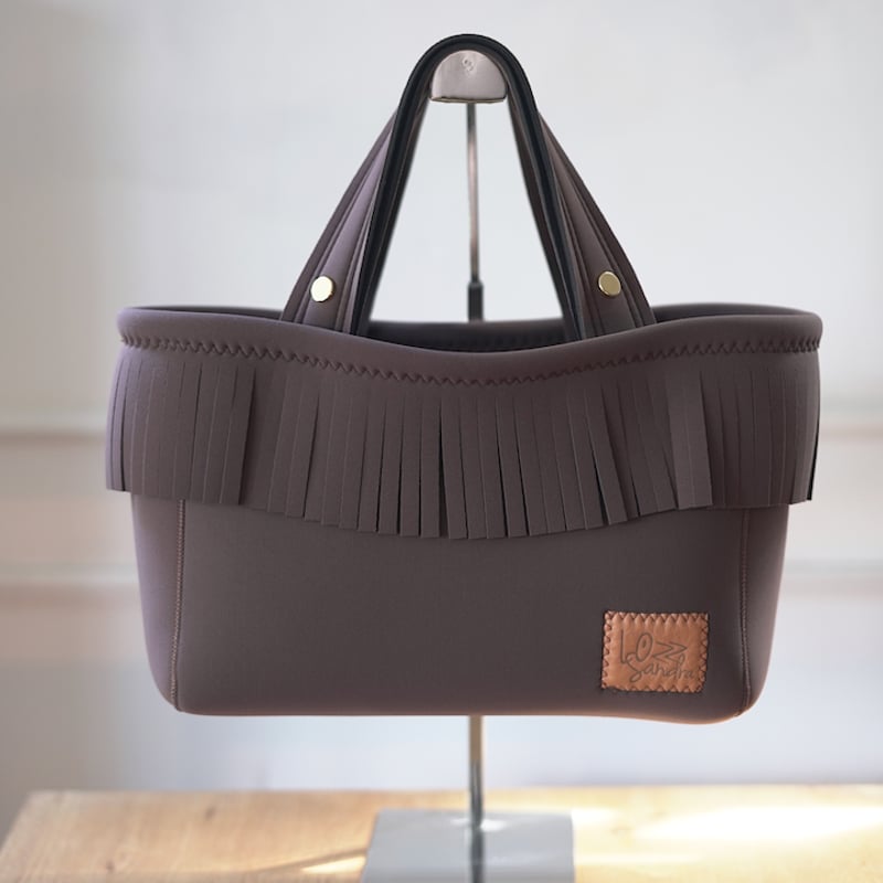 Lozz Sandra / Fringe Totebag _(BROWN) | R/hombu 