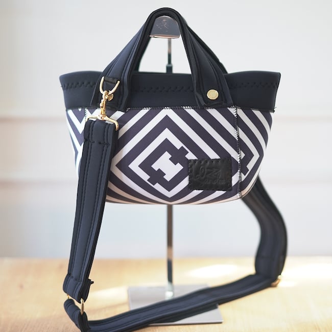 Loz Sandora ロッズサンドラ　幾何学模様　フリンジ　トートバッグ Lozz Sandra / Mini Totebag _(R/hombus) | R/homb