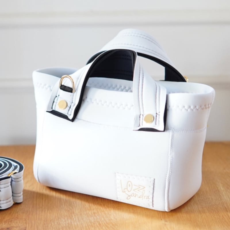 Lozz Sandra / Mini Totebag _(WHITE) | R/hombus 