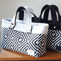 【受注受付】Lozz Sandra / Big Totebag (R/hombus x Black)