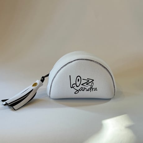 LozzSandra/New Tassel  Pouch(White)
