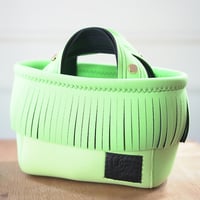 Lozz Sandra / Fringe Mini Totebag _(N GREEN)