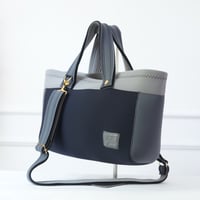 Lozz Sandra / Big Totebag  (BLACK X C GREY X GREY)