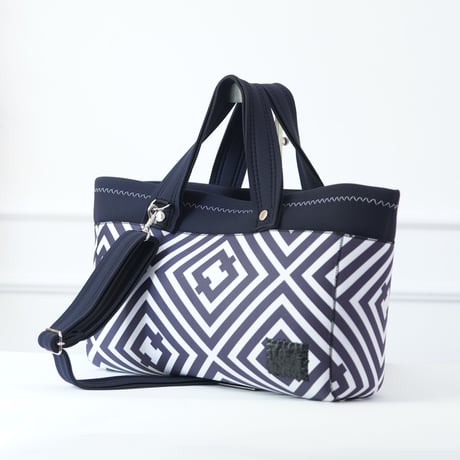 Lozz Sandra / Big Totebag  (R/HOMBUS X BLACK )