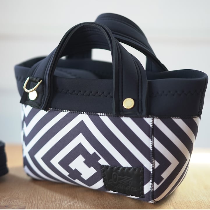 Loz Sandora ロッズサンドラ　幾何学模様　フリンジ　トートバッグ Lozz Sandra / Mini Totebag _(R/hombus) | R/homb