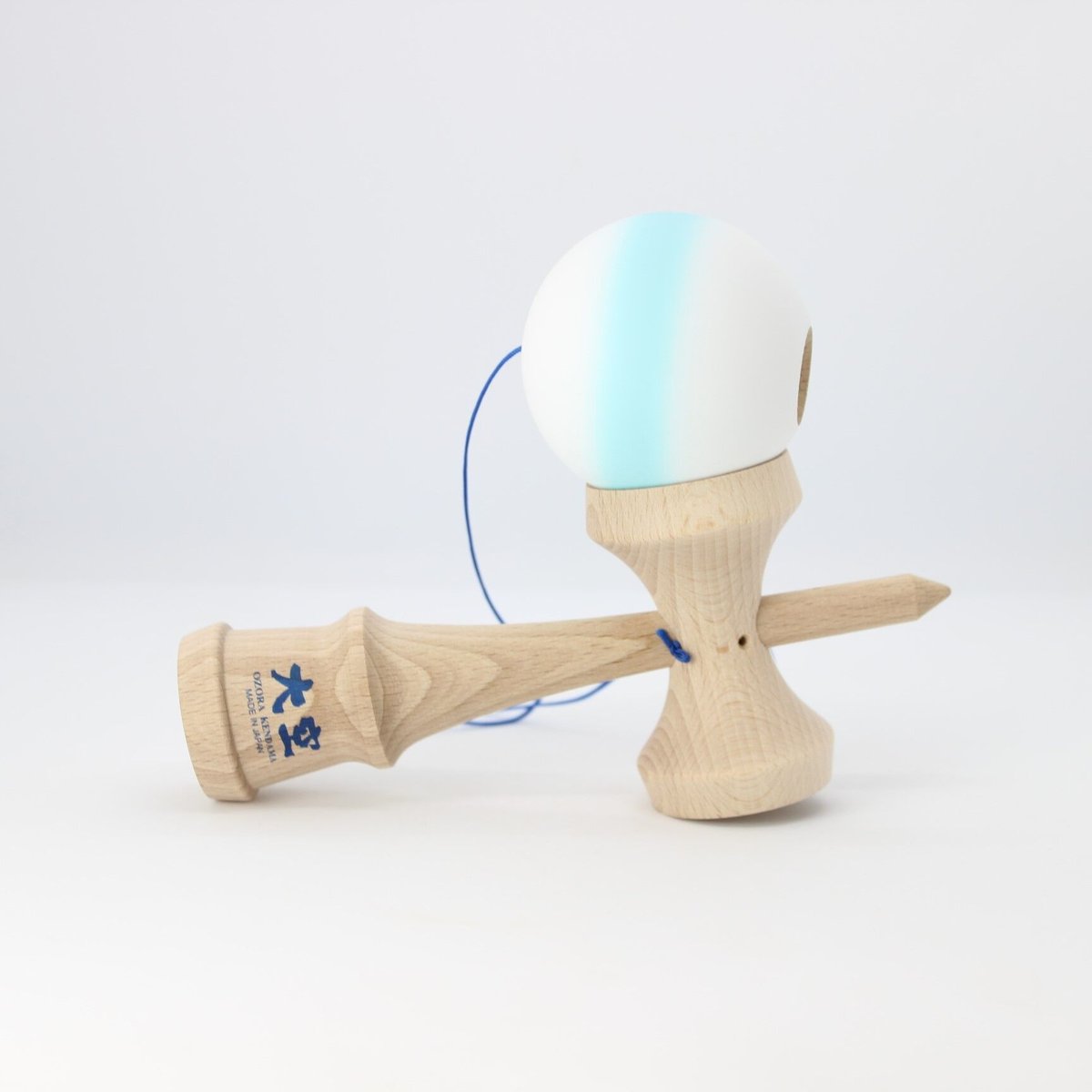 大空 Matte 水色ライン | 山形工房けん玉SHOP