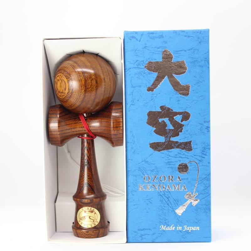 大空 漆仕立て（けやき） 赤 | 山形工房けん玉SHOP