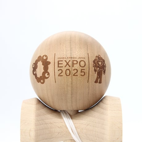 2025大阪・関西万博公式ライセンス商品　一体型B　けん玉(KENDAMA)　木地