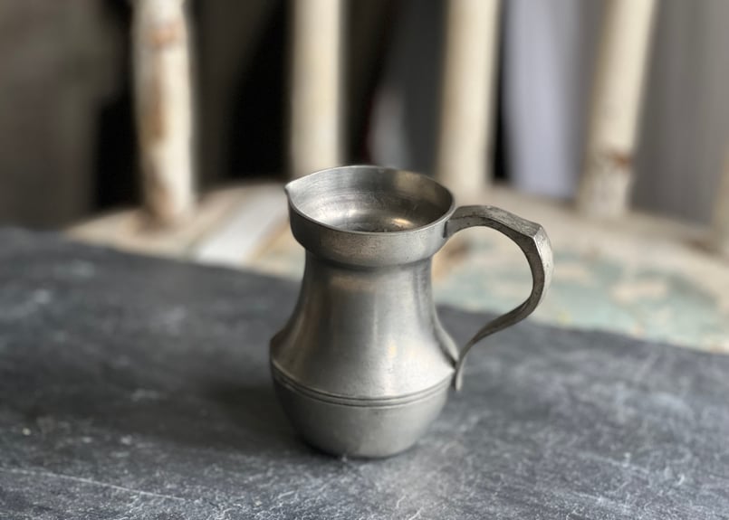 フランスアンティーク/ピューター製ポット/エタンジャグ/花器/雑貨(86