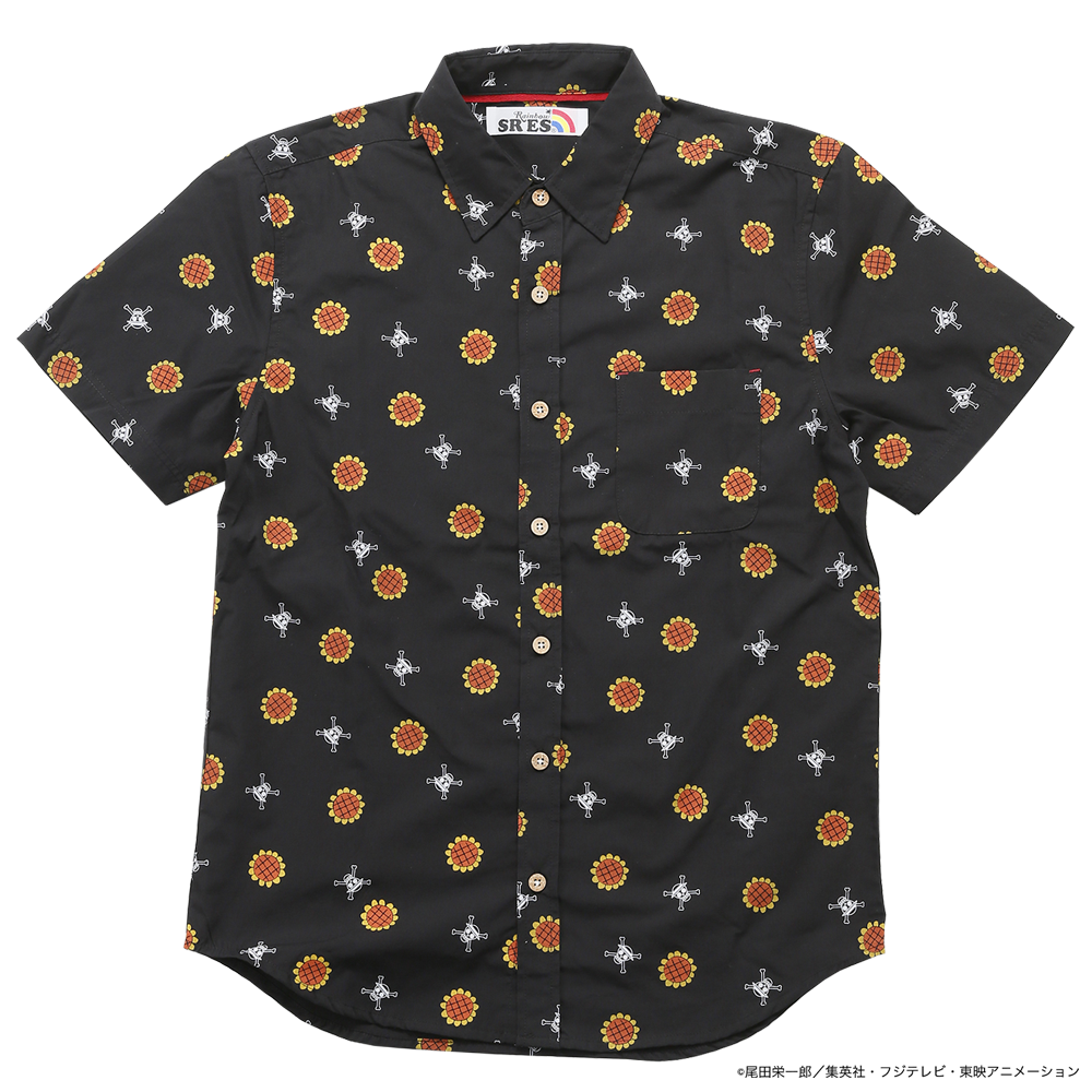 ワンピース　one piece アロハシャツ　mサイズ ワンピース one piece アロハシャツ mサイズ