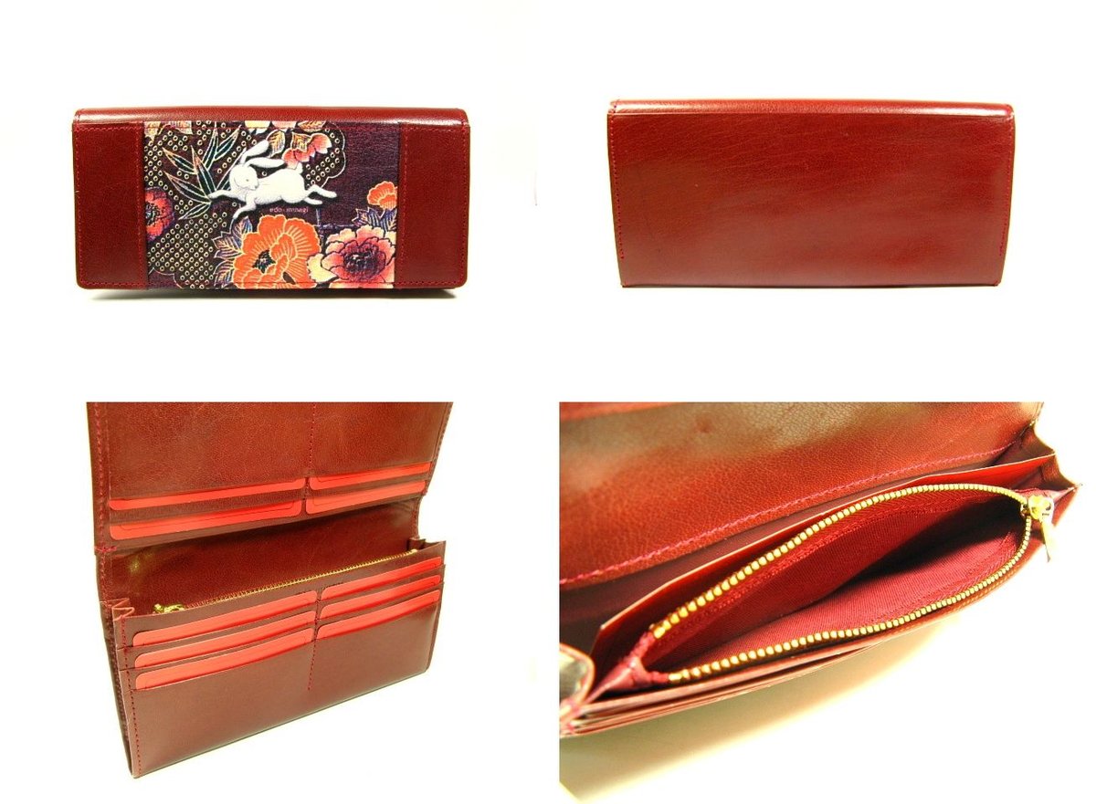 長財布 うさぎ 江戸美袋 | edo-minagi japan made