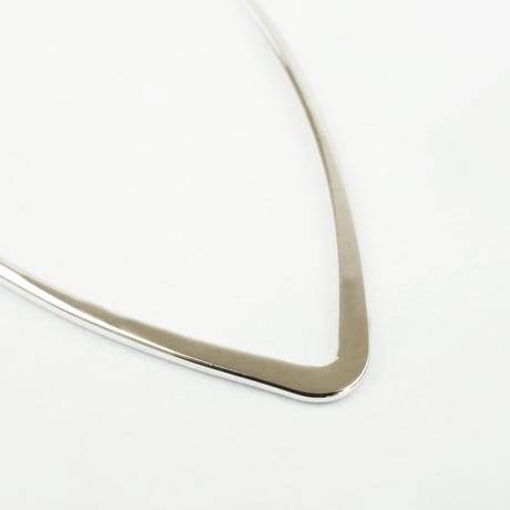 リーフ型 シンプル フープ リング ピアス シルバー 華奢 レディース アクセサリー：PL160606