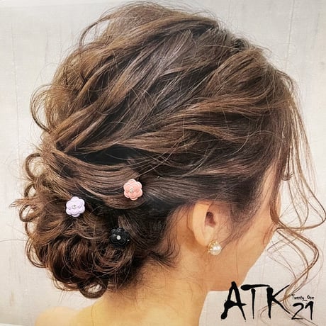 カメリア フラワー お花 ミニコーム 小さめ かんざし簪 夜会巻き 浴衣 着物 髪飾り ヘアアレンジ レディース ヘアアクセサリー