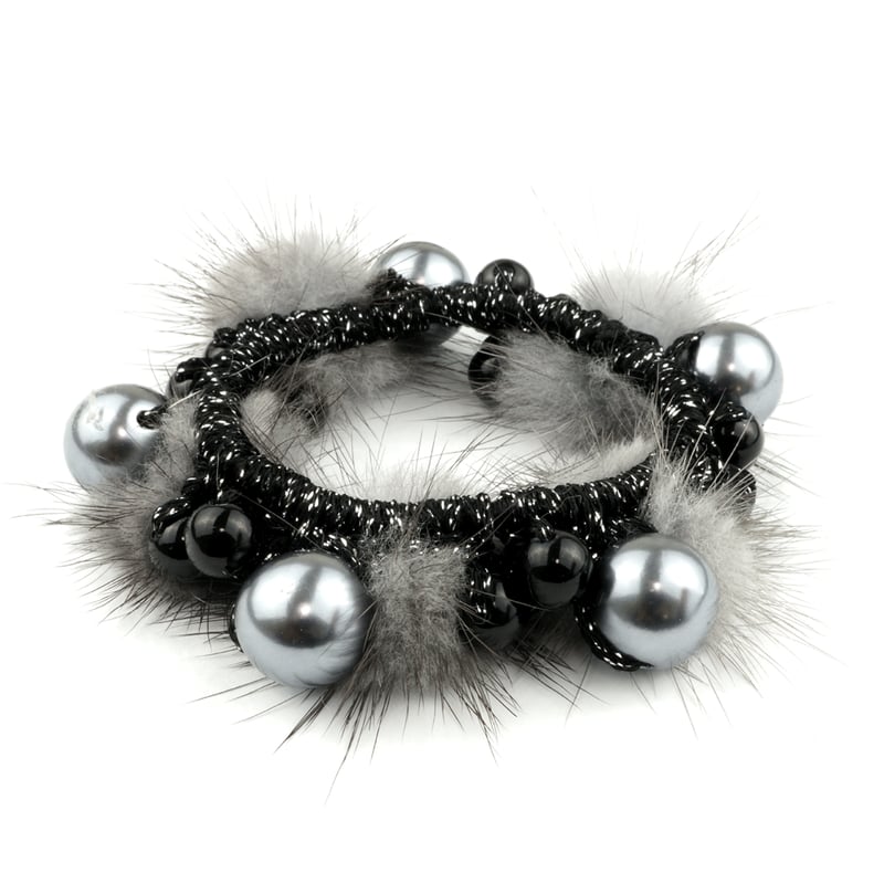 ジャラジャラヘアゴム アンティークブラック じゃらじゃらヘアゴム No