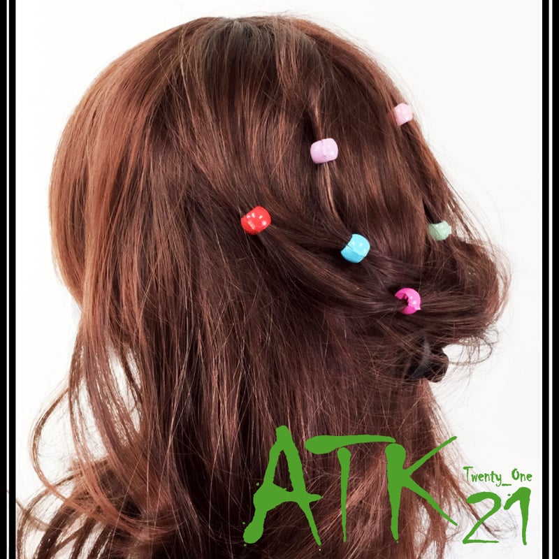 10個セット） カラーボール ミニヘアクリップ プチクリップ ミニバンス 