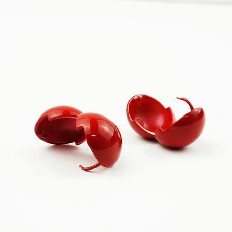 両耳用（2個セット）カラーボール フープ リング 18G  レディース アクセサリー：HPK170401