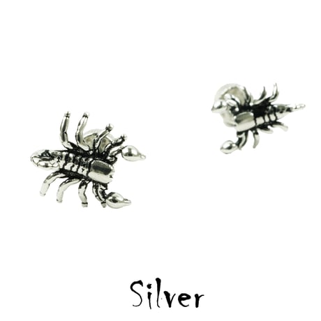 両耳用（2点セット）蠍 サソリ  16G ステンレスピアス Surgical Steel 316L 軟骨 ボディピアス メンズ レディース ユニセックス アクセサリー：MPS190877