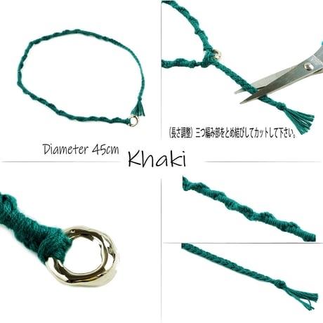 犬用ミサンガ チョーカー ストレスフリー No stress ドックアクセサリー ドックネックレス コットン 愛犬 わんこアクセサリー 愛犬グッズ お散歩グッズ