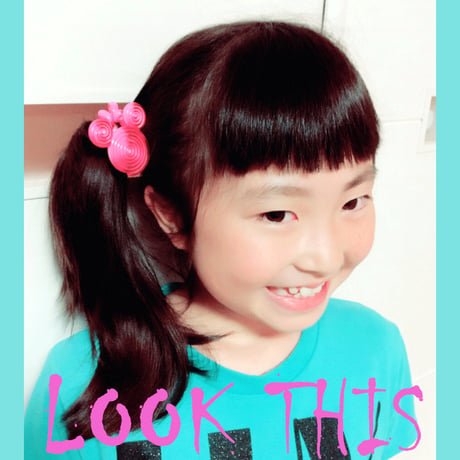 ミッキー スプリングヘアゴム くるくるヘアゴム キャンディーカラー 可愛い カラーバリエーション キッズ ヘアアクセサリー ：HG160508