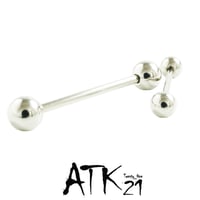 片耳用（1個売り）シンプルボールヘッド バナナバーベル インダストリアル  カーブバーベル ネジタイプ ボディピアス サージカルステンレス316L メンズ レディース ユニセックス アクセサリー