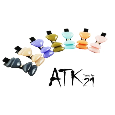 リボン Ribbon ヘアクリップ クリップピン ダッカール シンプル まとめ髪のポイント 髪留め レディース ヘアアクセサリー