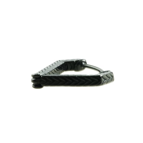 片耳用（1個売り）シンプル トライアングル 三角形 フープピアス ステンレスピアス Surgical Steel 316L  18G メンズ レディース ユニセックス アクセサリー