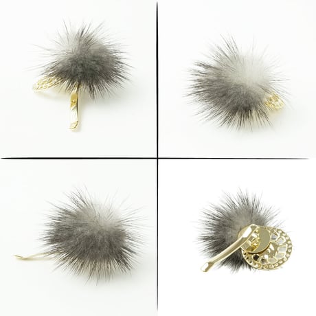ファー 透かしサークル パール ヘアフック ヘアカフス ポニーフック ヘアクリップ レディース ヘアアクセサリー：HF180902