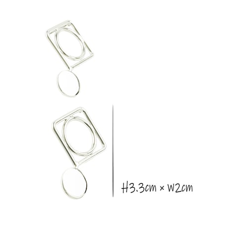 スクエア サークル 個性的 ピアス シンプル スタッドピアス 大人アクセ 大人ピアスキレイ目 上品 おしゃれ レディース アクセサリー