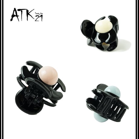 カラーボール モチーフ ミニバンスクリップ プチヘアクリップ かわいい レディース ヘアアクセサリー：HBS180901