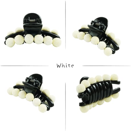 パヴェ 大人アクセ シンプル ミディアム 上品 キレイ目 バンスクリップ へアクリップ しっかりホールド 簡単ヘアアレンジ 髪留め 大人アクセ レディース ヘアアクセサリー