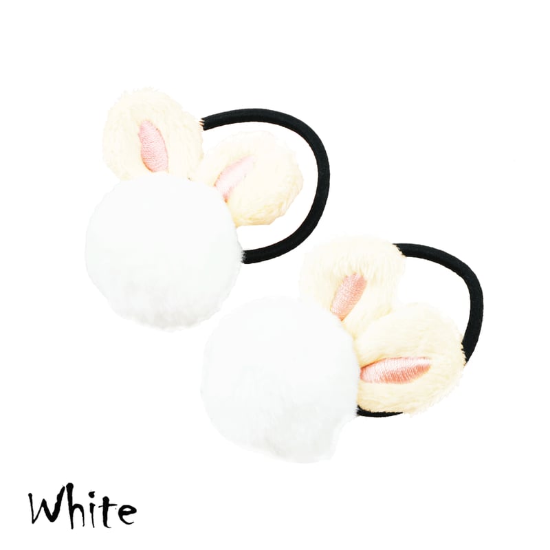 キッズヘアゴム ♡ミンクファー♡ハート♡レッド♡ツイン キッズヘアゴム ♡ミンクファー♡ハート♡レッド♡ツイン ベビー・キッズ