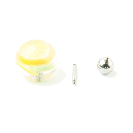 スイカ レモン オレンジ キーウィ  16G  スレートバーベル イヤーロブ 軟骨 ボディピアス  サージカルステンレス316L アクセサリー：NP180301
