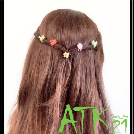 （5個セット） フラワー カラー ミニバンスクリップ プチヘアクリップ かわいい キッズ レディース ヘアアクセサリー：HBS170602