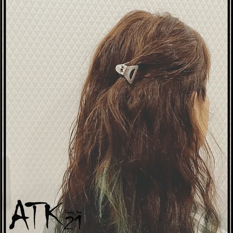 （2点セット） トライアングル マットなメタル ミニバンスクリップ  シルバー トライアングル シンプル 上品 ヘアアレンジキッズ レディース かわいい ヘアアクセサリー：HBS190903