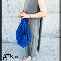 和柄 大判サイズ あずま袋 手ぬぐい 手作り ハンドメイド エコバック 買い物袋  お出かけ ご近所コーデ メンズ レディース ユニセックス おしゃれ 雑貨：AB200901