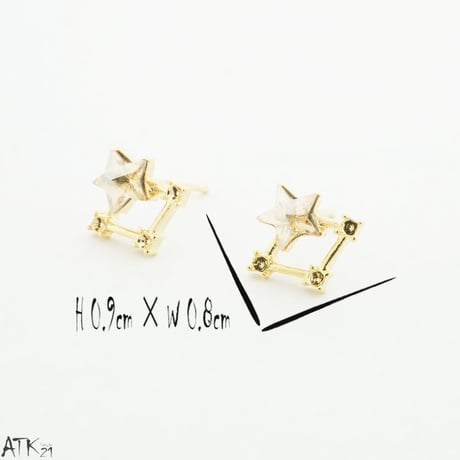 (7個セット）スターモチーフ 星座 パール 一粒ストーン シルバー ゴールド セットピアス  スタッドピアス レディース アクセサリー：PSS170807