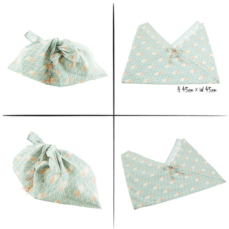 和柄 あずま袋 手ぬぐい 手作り ハンドメイド エコバック お弁当袋 ちょこっとお出かけ ご近所コーデ 浴衣 レディース おしゃれ 雑貨：EB200602