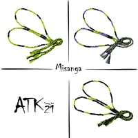 ATK21カラー ペア カップル ミサンガ Missanga アンクレット お守り コットンコードアンクレット メンズ レディース ユニセックス アクセサリー：AMP181001