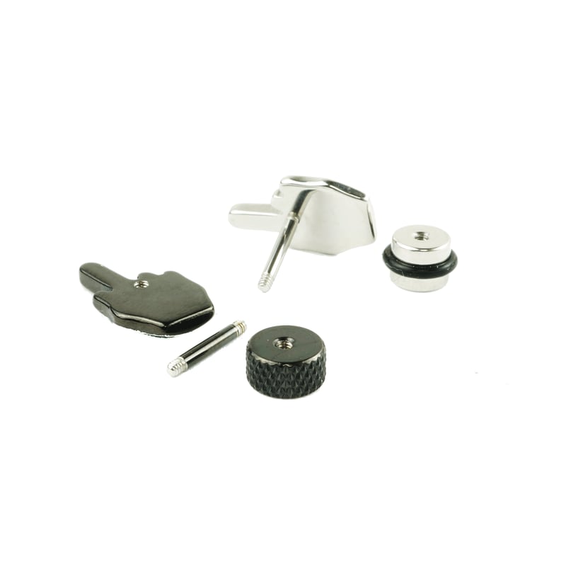 両耳用（2点セット）fuck ファックサイン 16G ステンレスピアス