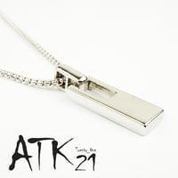 シンプル クール スクエア プレートネックレス メンズ レディース ユニセックス  アクセサリー：MN130304