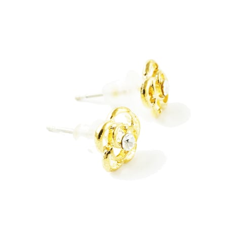 （2点セット）カメリア スタッドピアス ピアス 大人ピアス シンプル 上品 おしゃれ レディース アクセサリー