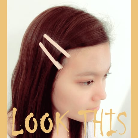 （2本セットLサイズ) パステルカラー クリップピン ダッカール シンプル 無地 前髪 艶消し レディース ヘアアクセサリー 大人可愛い：HD160501L
