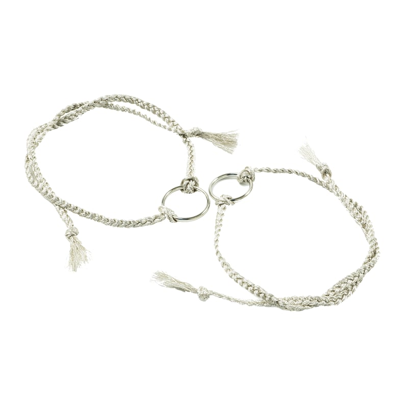 2点セット）ハンドメイド ミサンガ サージカルステンレス316L